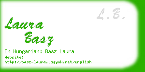 laura basz business card